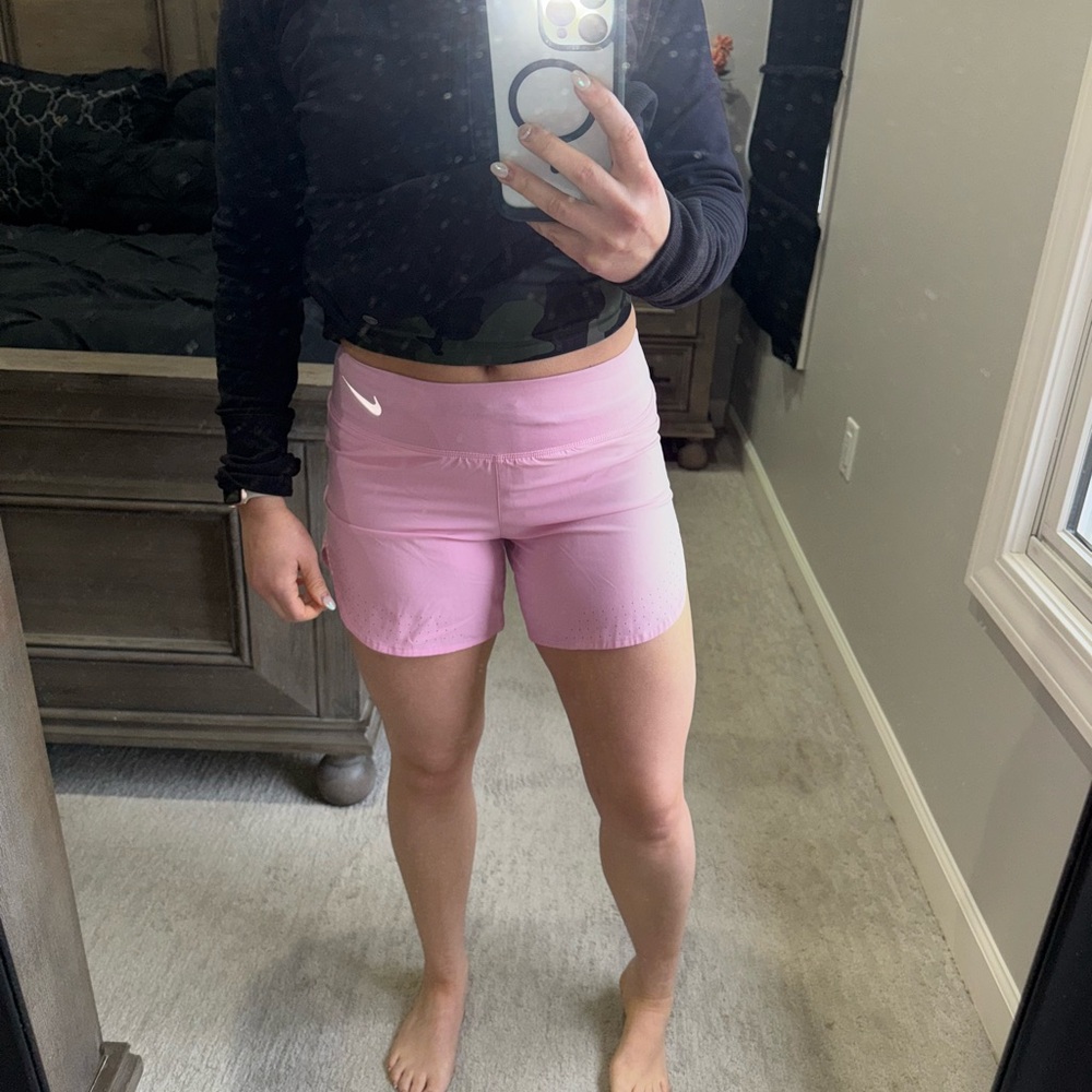 Nike Women's Light Pink Athletic Shorts